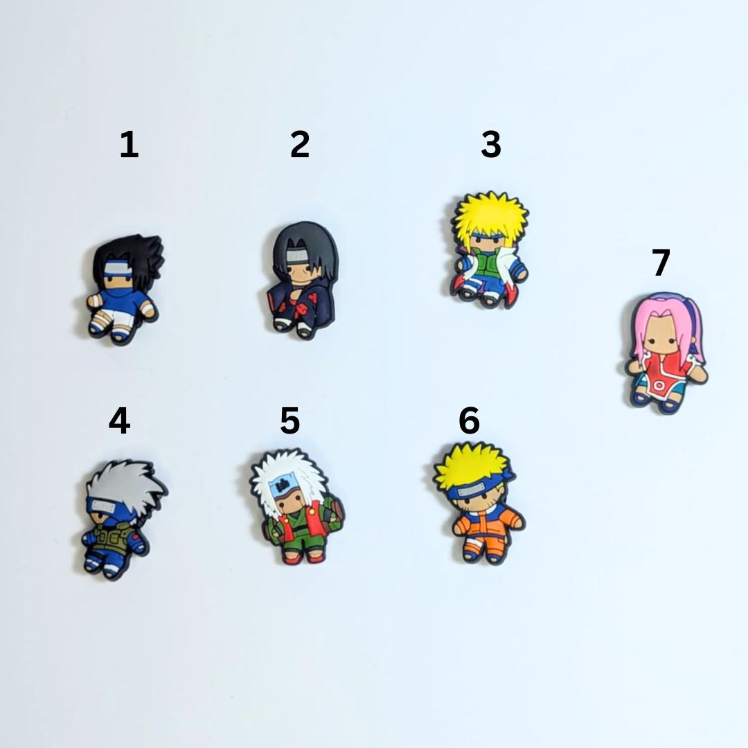Japanese anime inspired shoe charms