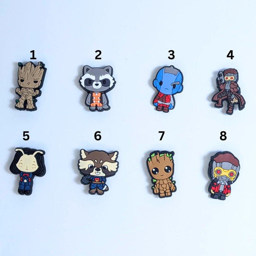 Movie inspired shoe charms