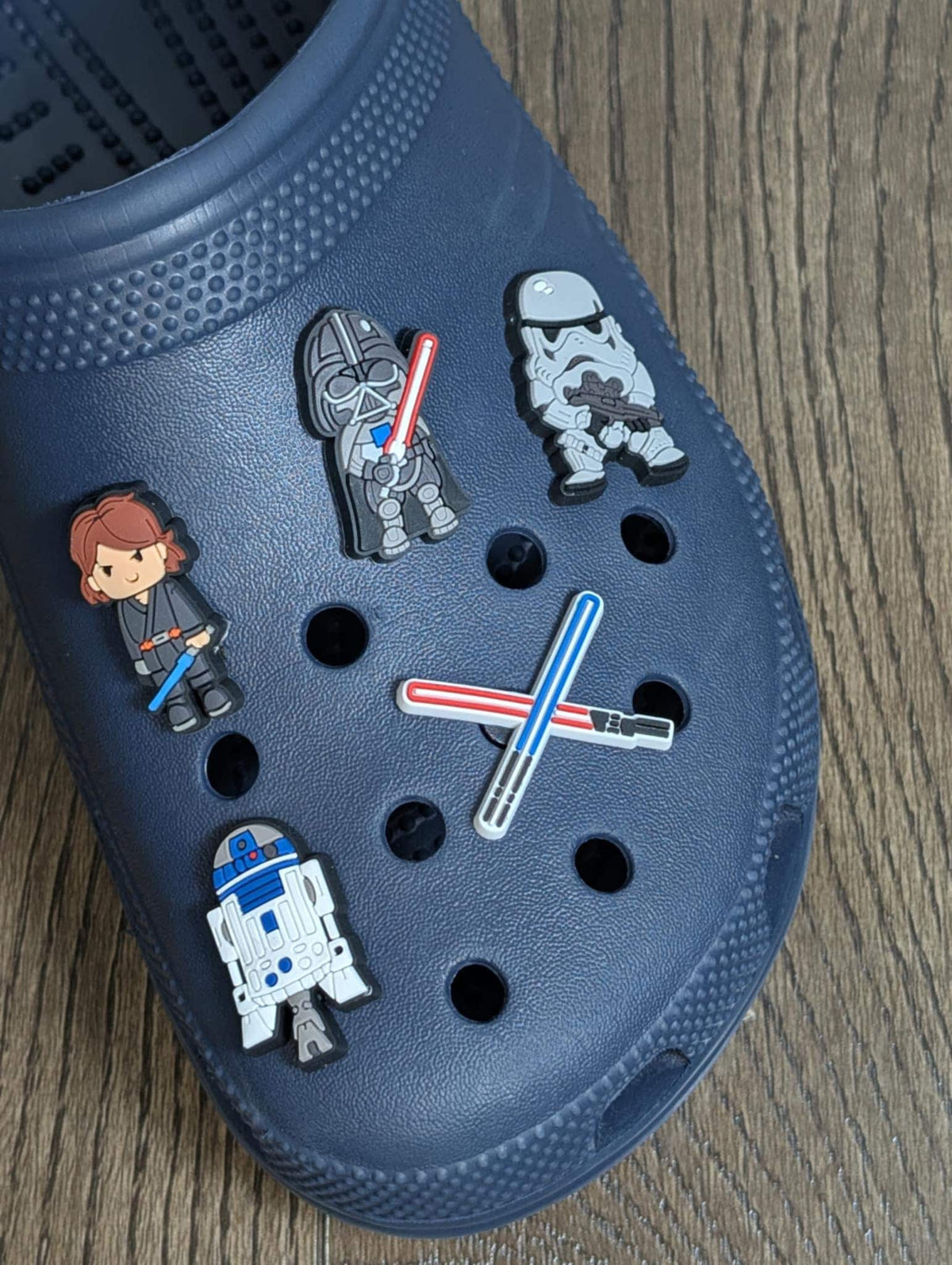 Movie inspired shoe charms