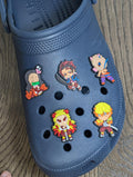 Japanese anime inspired shoe charms