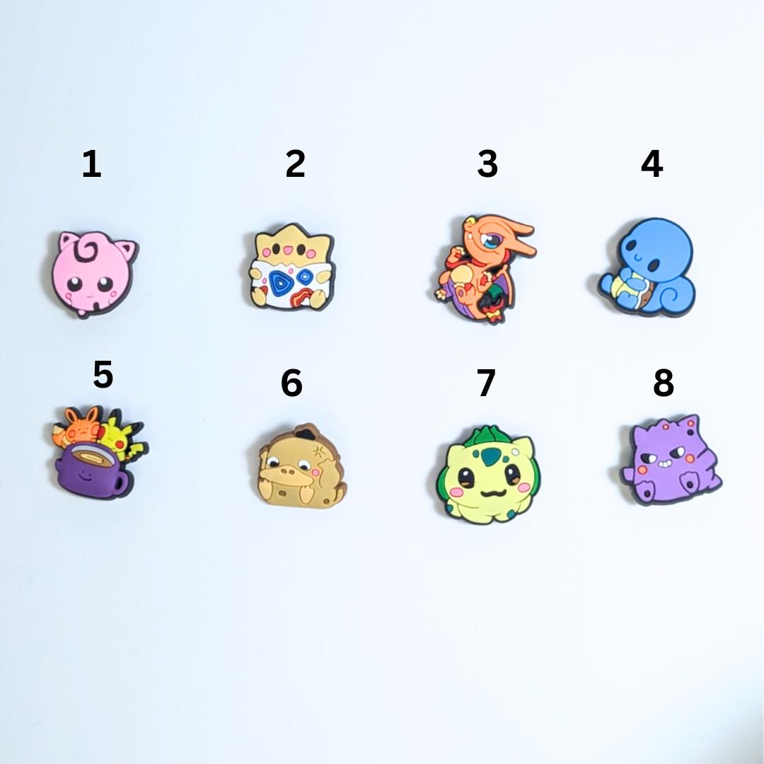 Cartoon inspired shoe charms