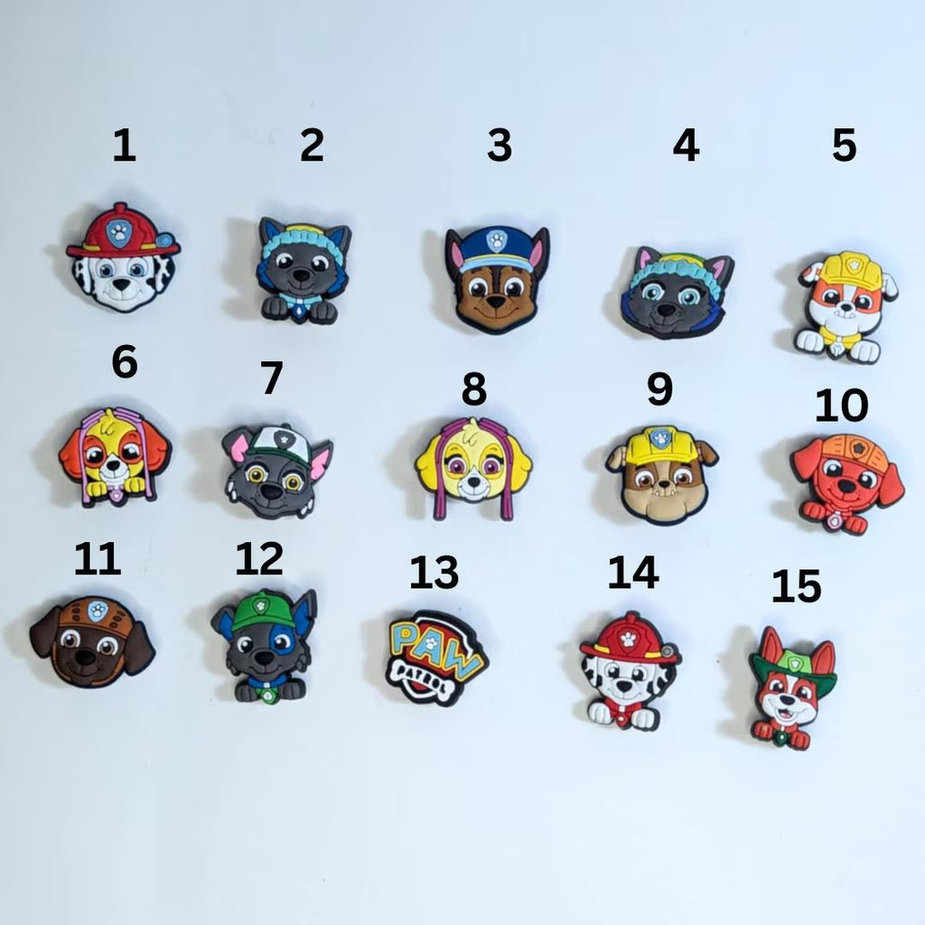 Movie inspired shoe charms