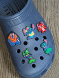 Cartoon inspired shoe charms