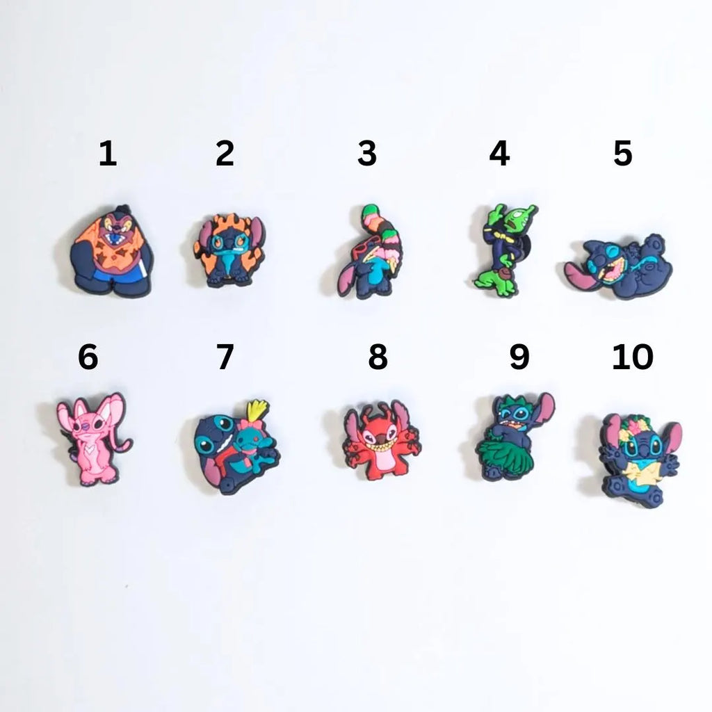 Cartoon inspired shoe charms