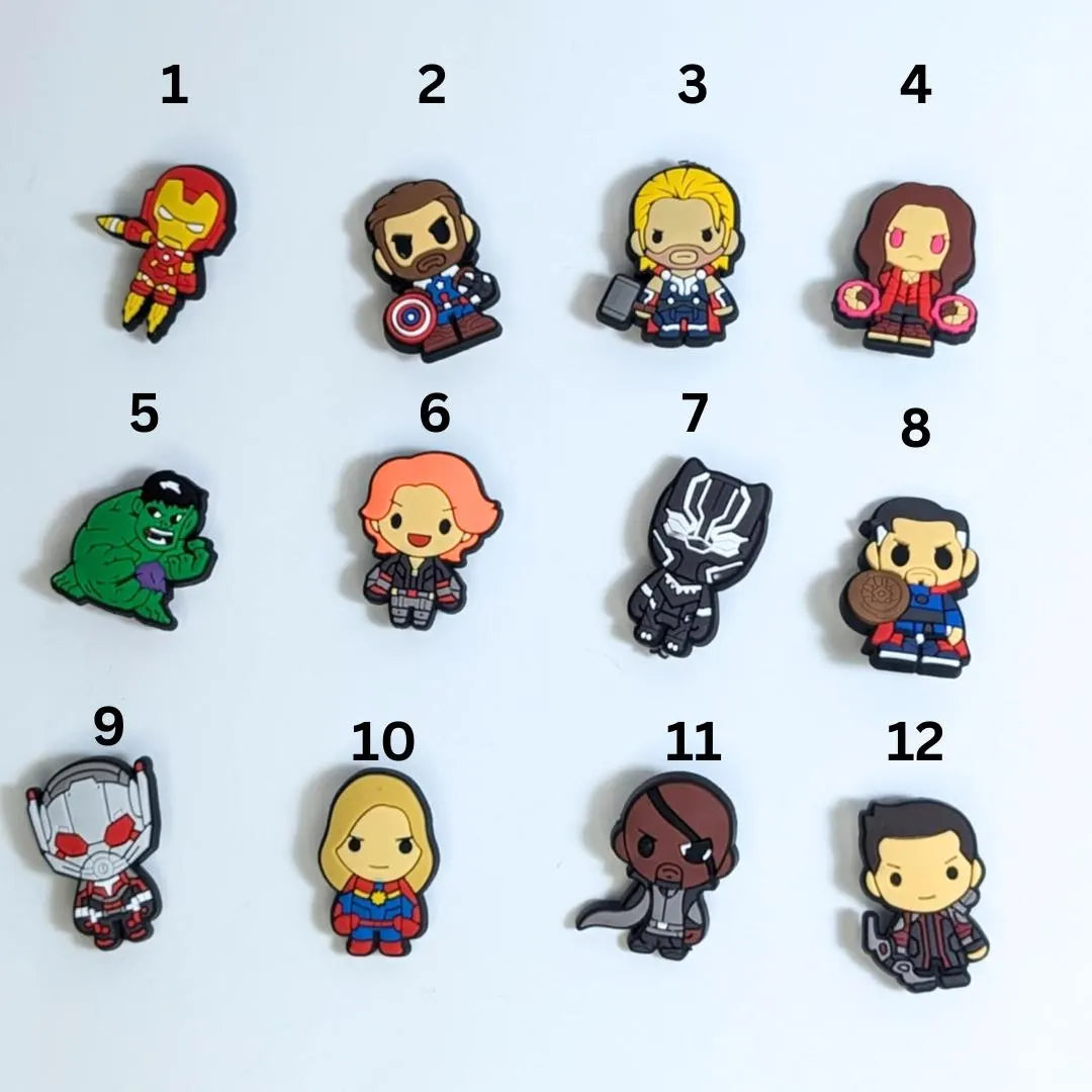 Movie inspired shoe charms
