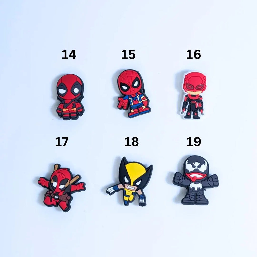 Movie inspired shoe charms