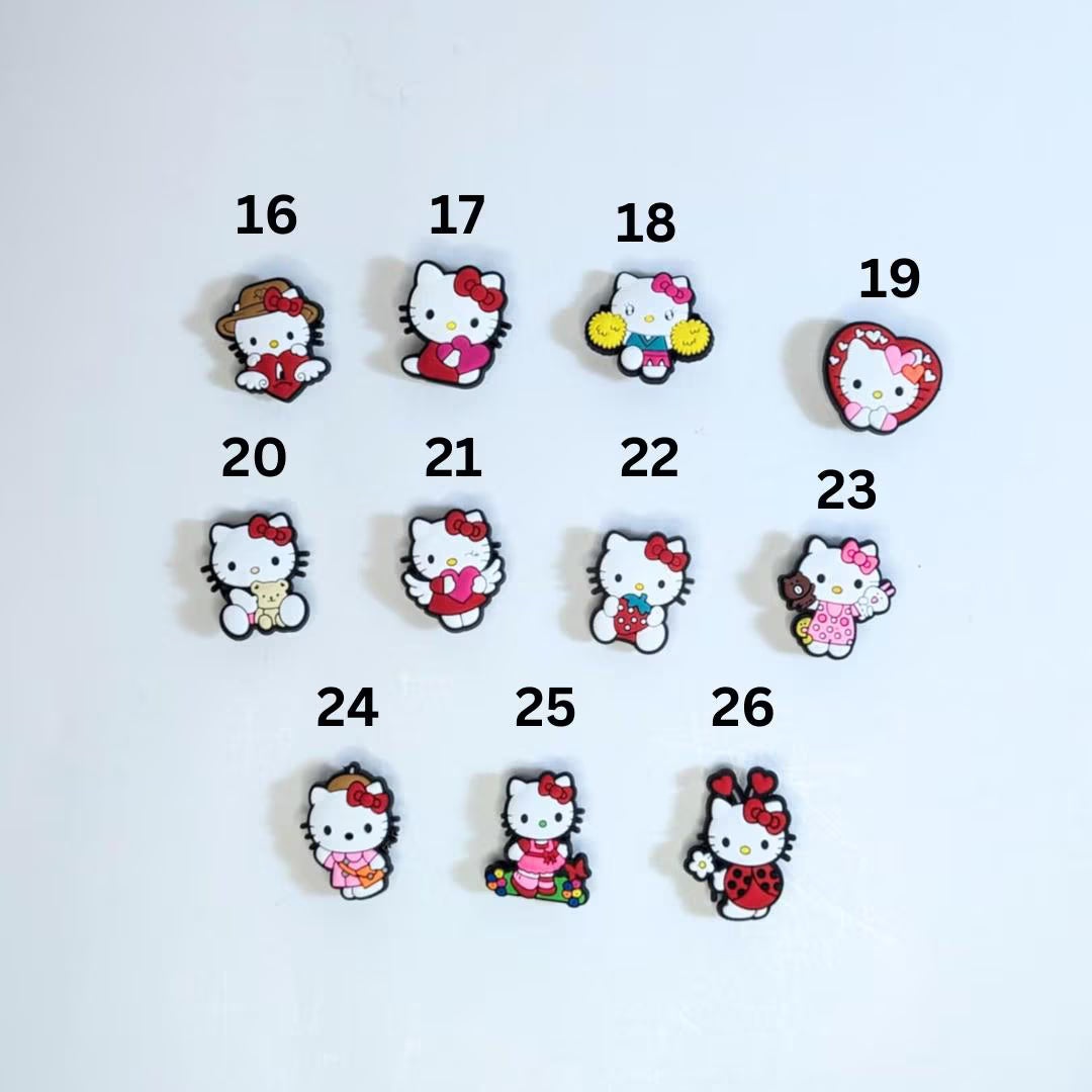 Hello Kitty inspired shoe charm