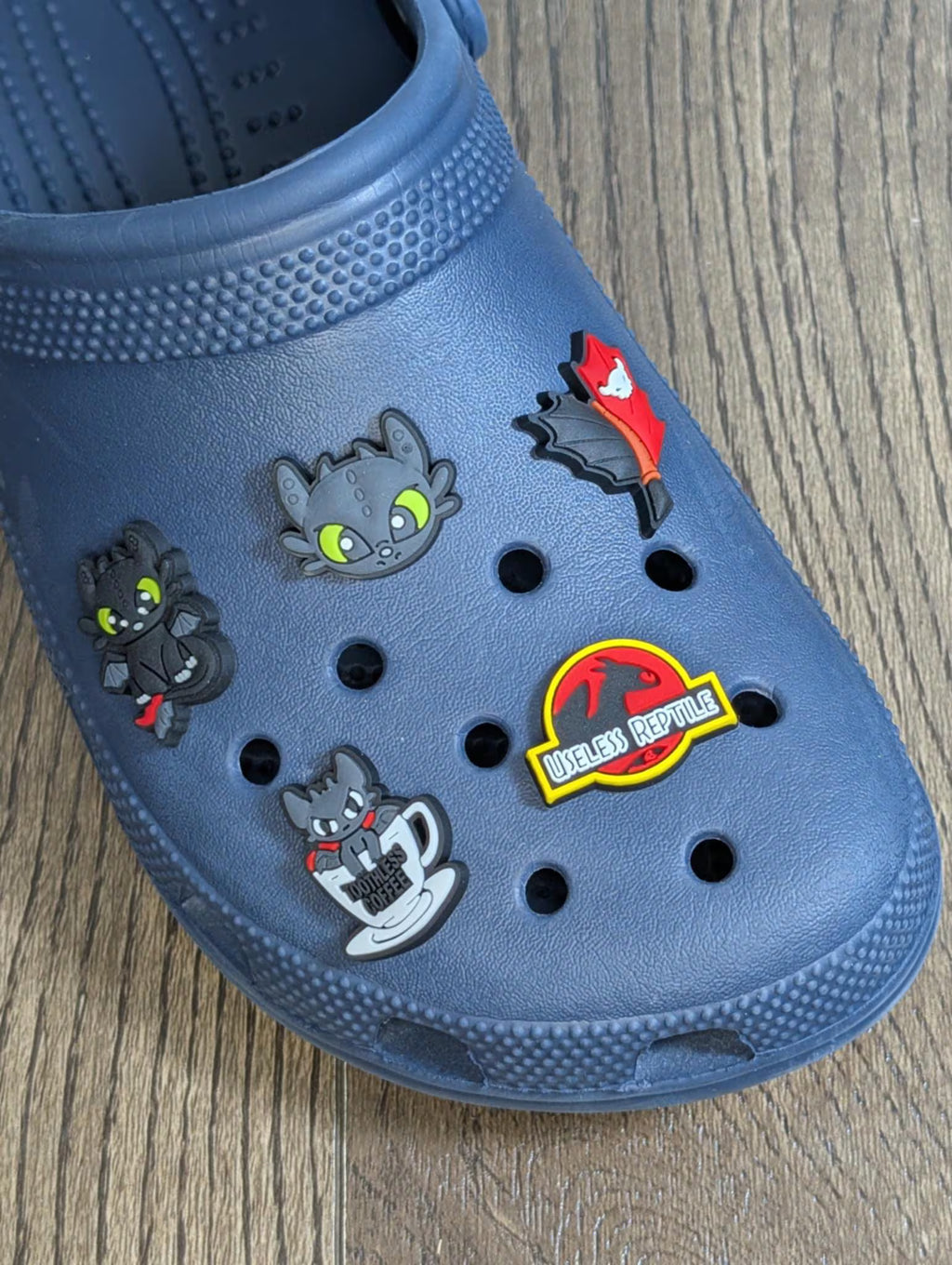 Movie inspired shoe charms