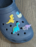 Dino shoe charms / Glow in the dark.