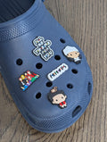 Breloques d'anime japonais pour chaussures, pendentif pour chaussures.