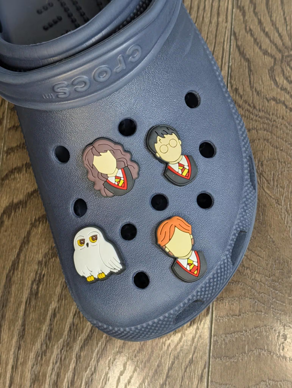 Movie inspired shoe charms