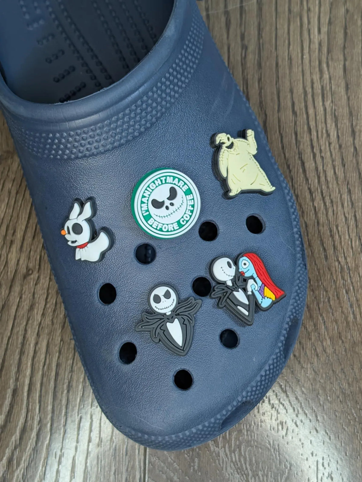 Movie inspired shoe charms