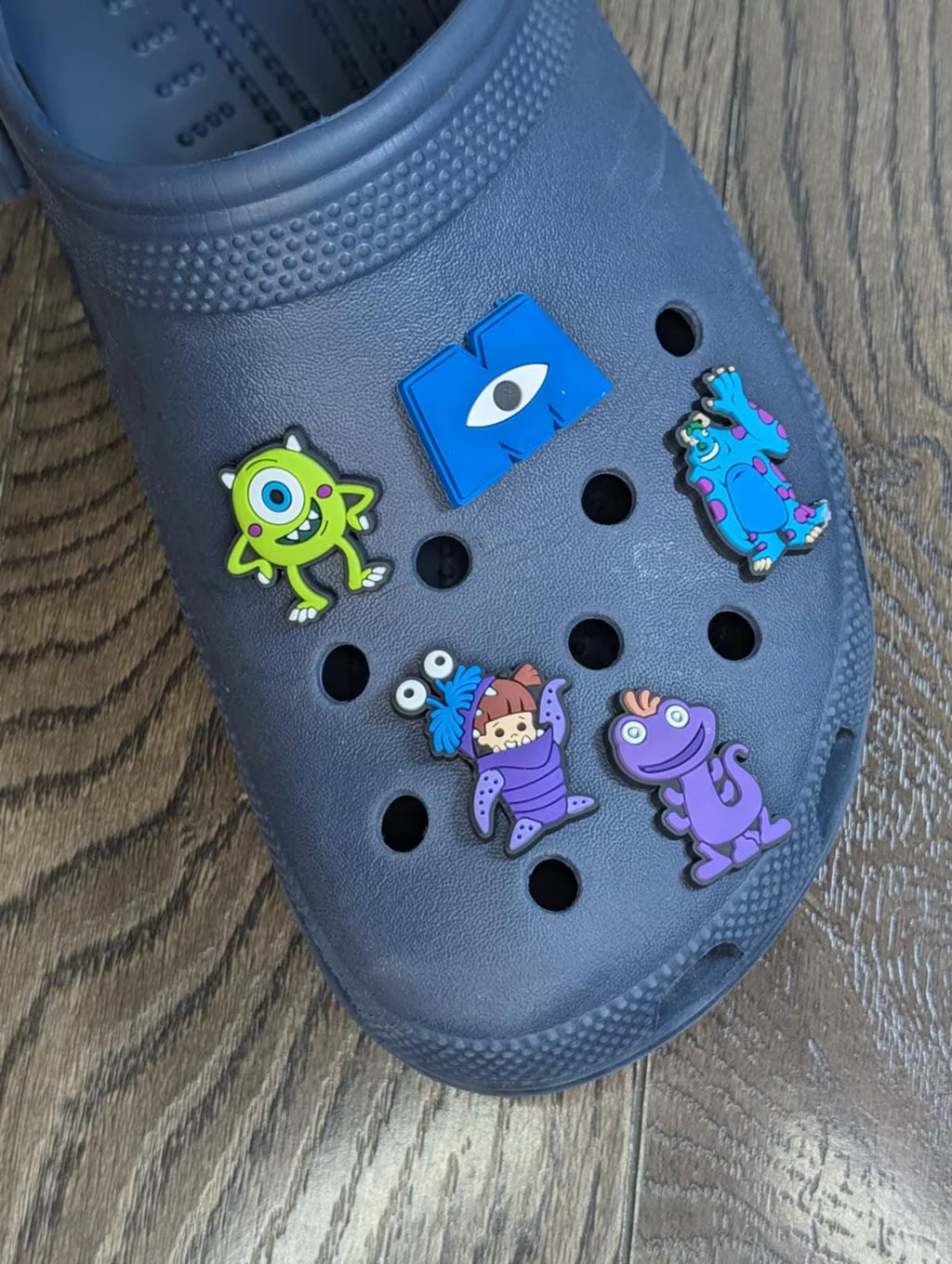 Movie inspired shoe charms