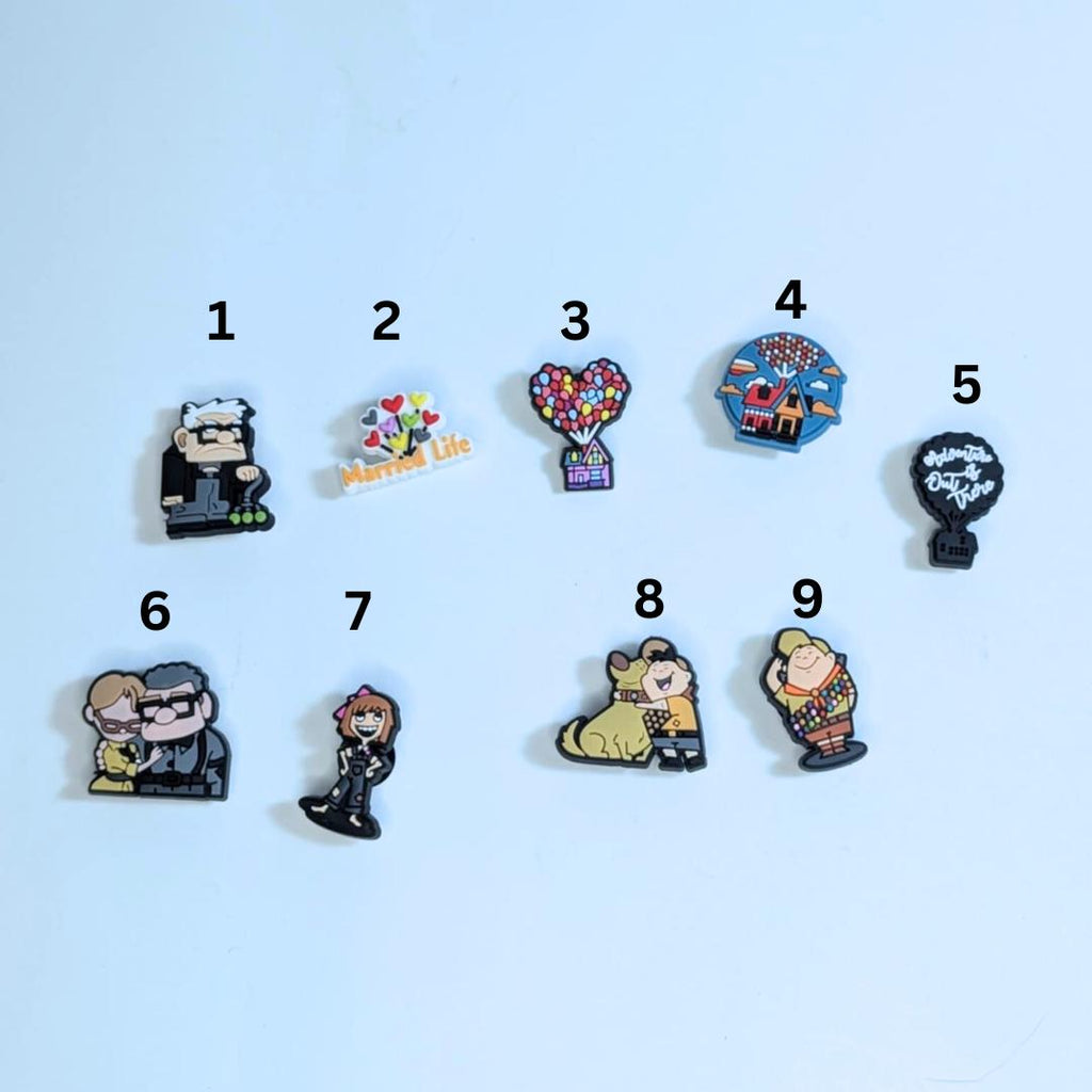Movie inspired shoe charms
