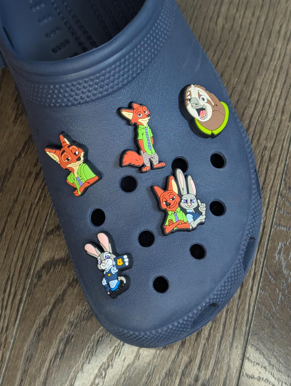 Movie inspired shoe charms