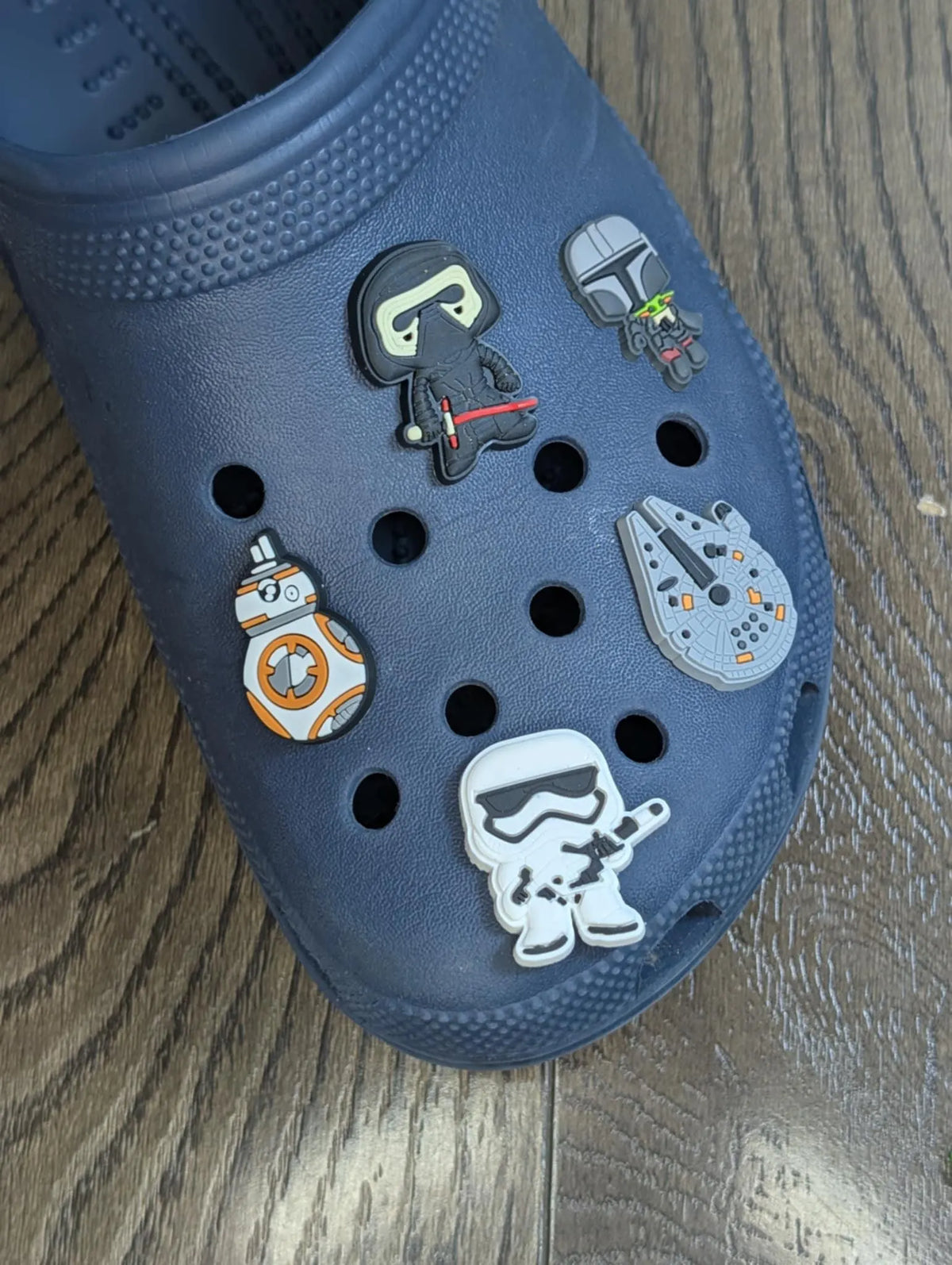 Movie inspired shoe charms