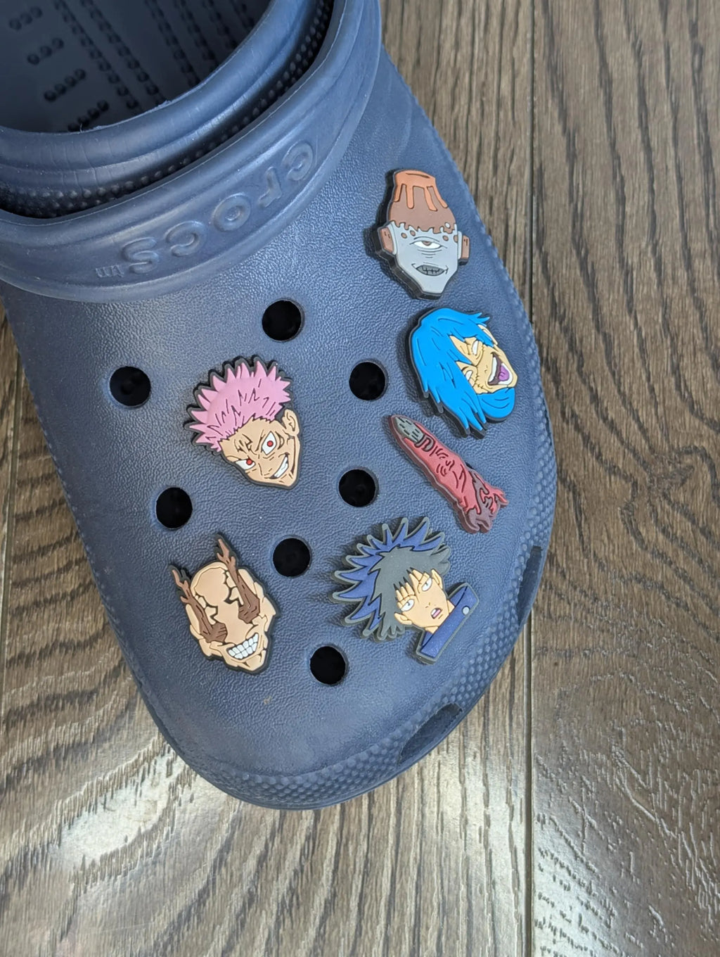 Japanese anime inspired shoe charms