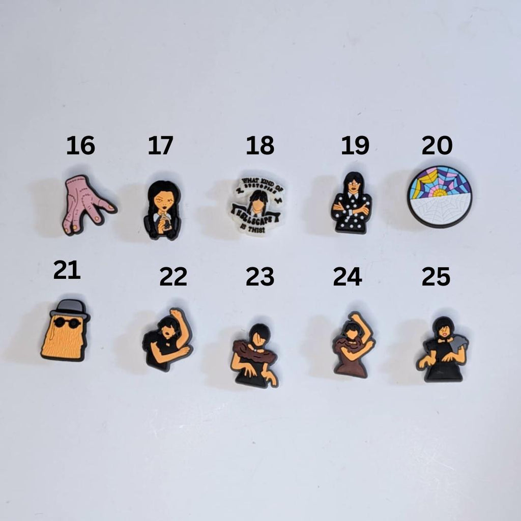 Tv Serie inspired shoe charms