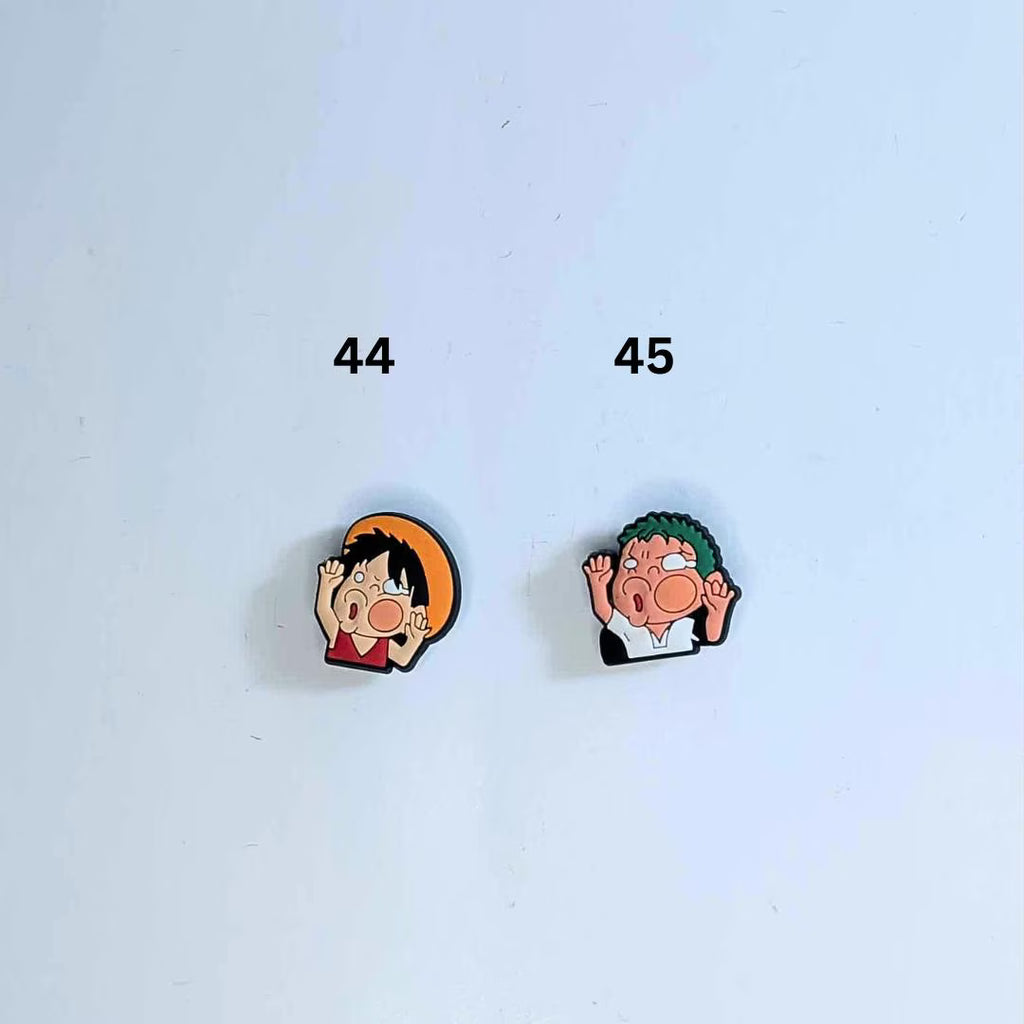 Japanese anime inspired shoe charms