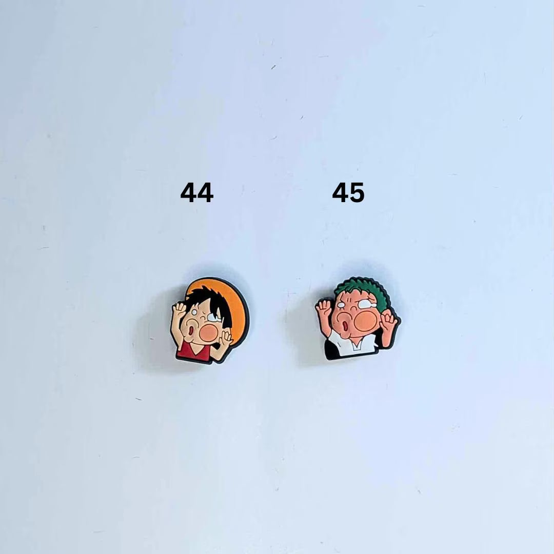 Japanese anime inspired shoe charms