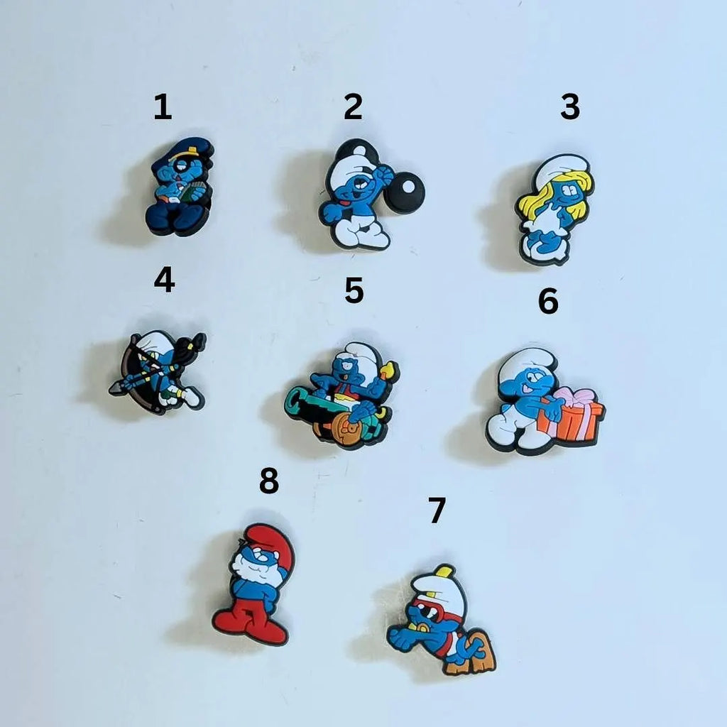 Cartoon inspired shoe charms