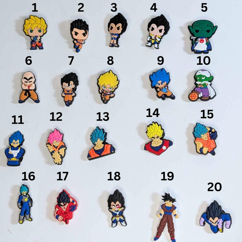 Breloques d'anime japonais pour chaussures, pendentif pour chaussures.