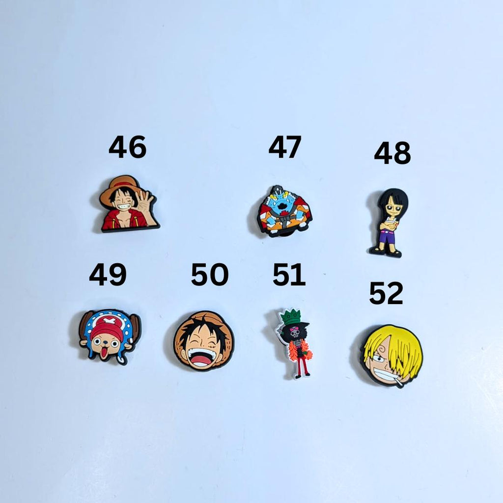 Japanese anime inspired shoe charms