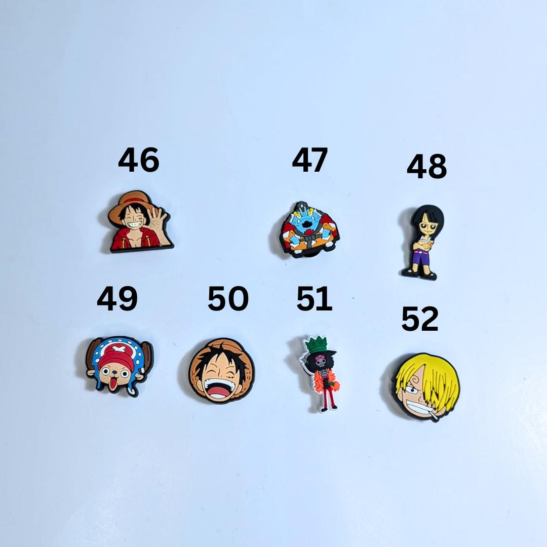 Japanese anime inspired shoe charms