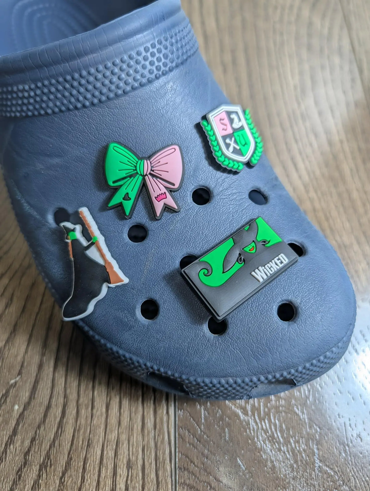 Movie inspired shoe charms