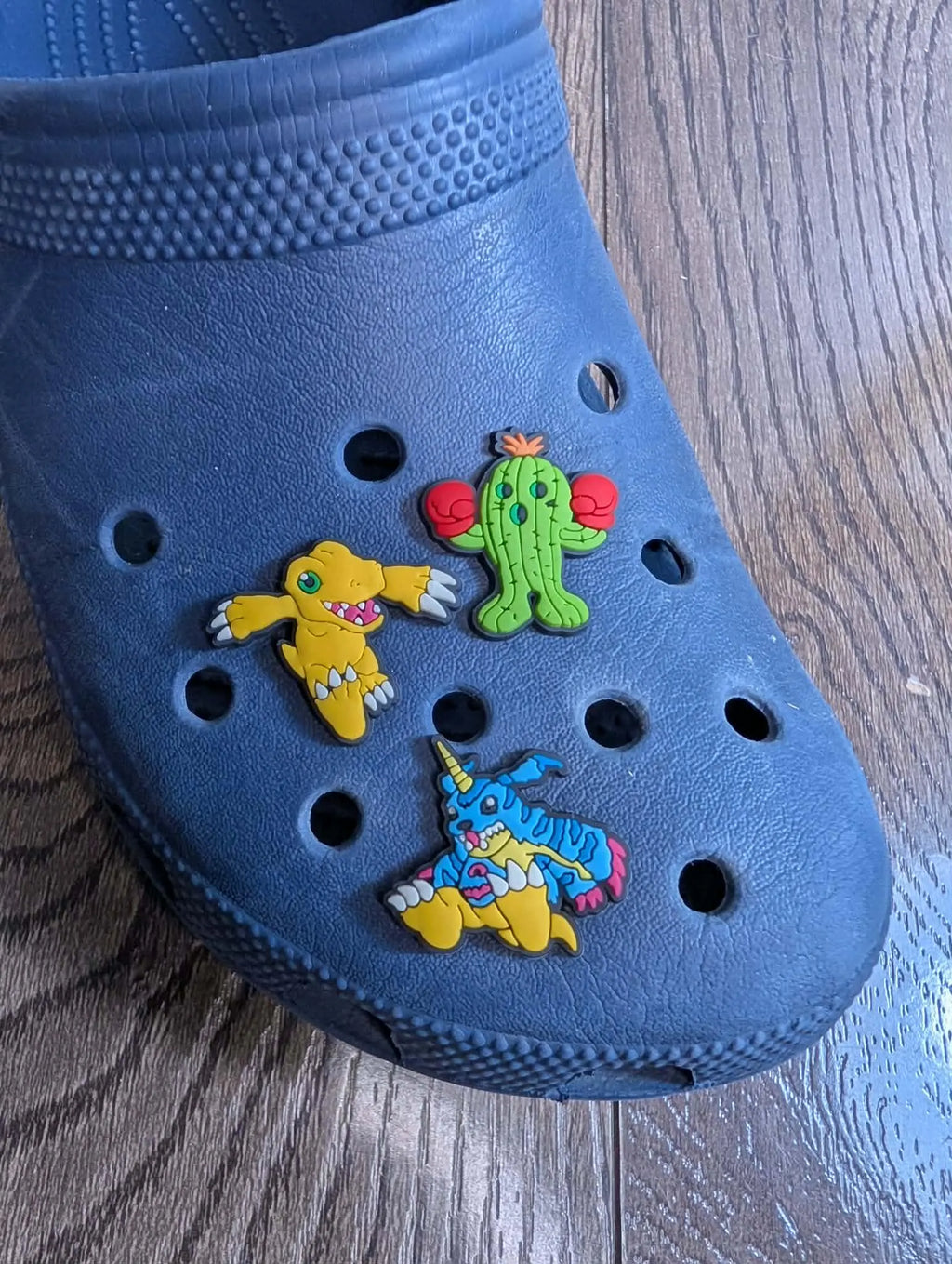 Japanese cartoon inspired shoe charms
