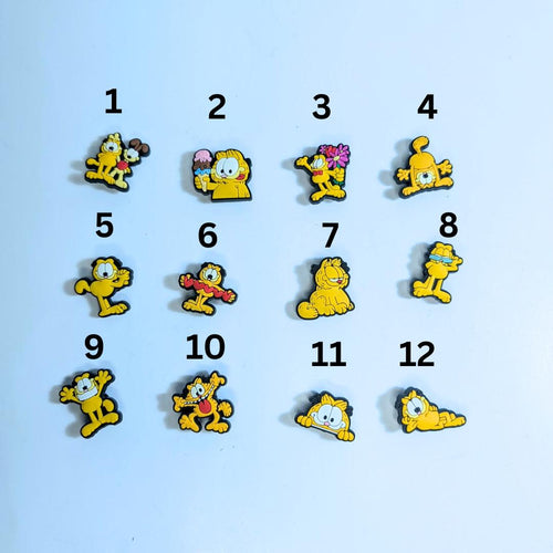 Cartoon inspired shoe charms