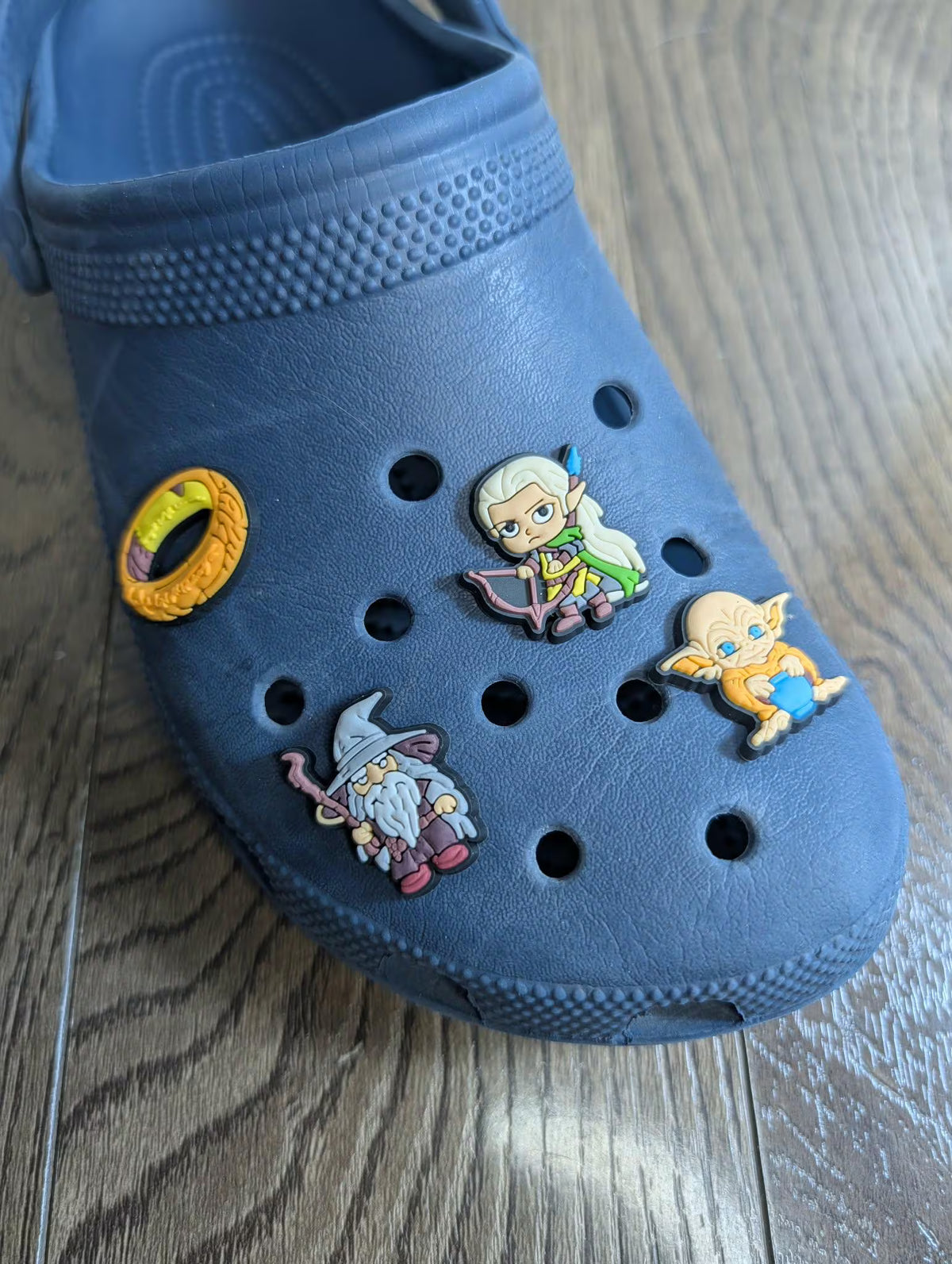 Movie inspired shoe charms