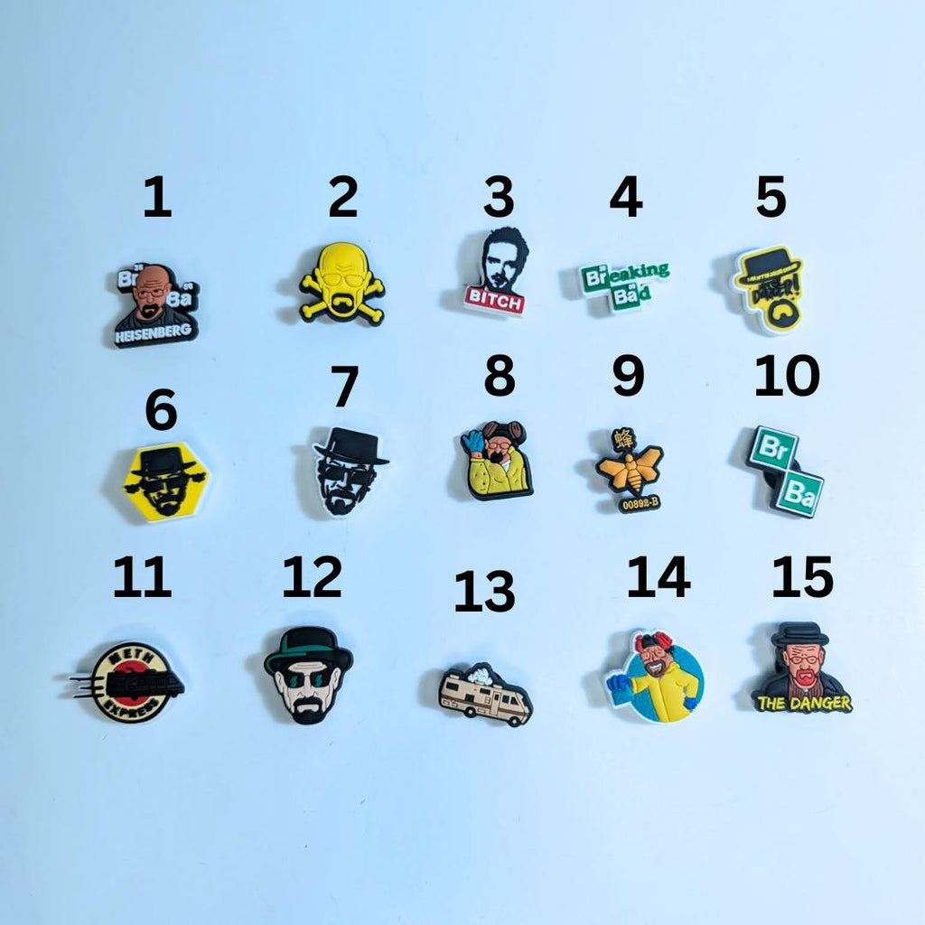 Tv Serie inspired shoe charms