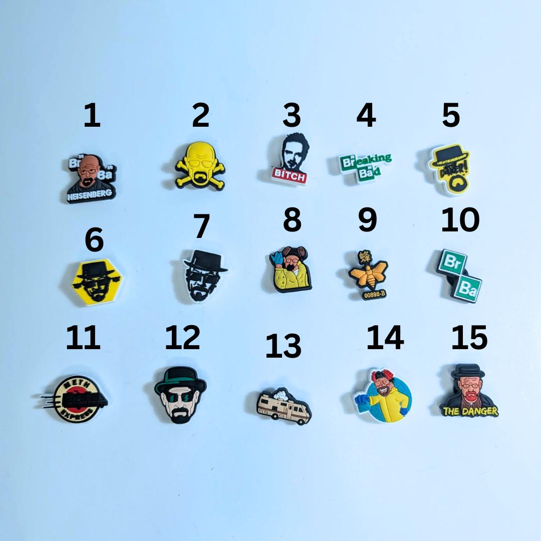 Tv Serie inspired shoe charms