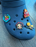 Japanese anime inspired shoe charms