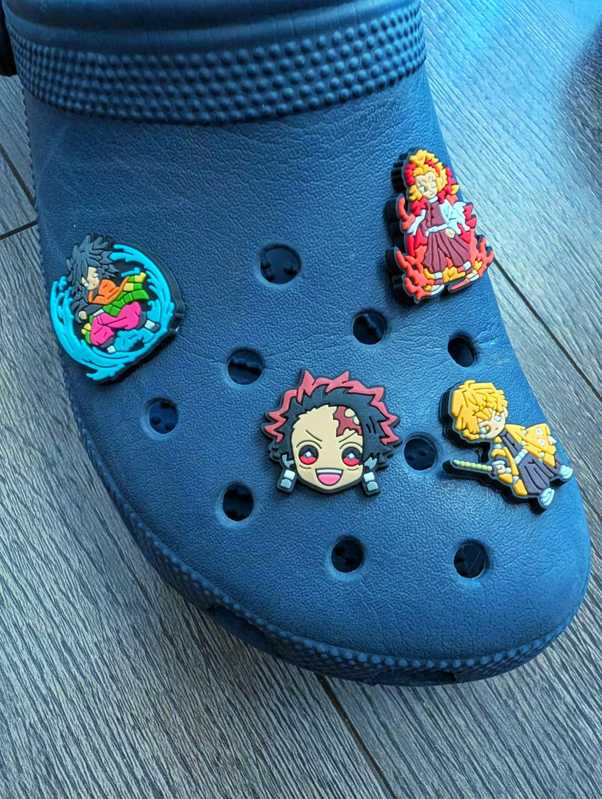 Japanese anime inspired shoe charms