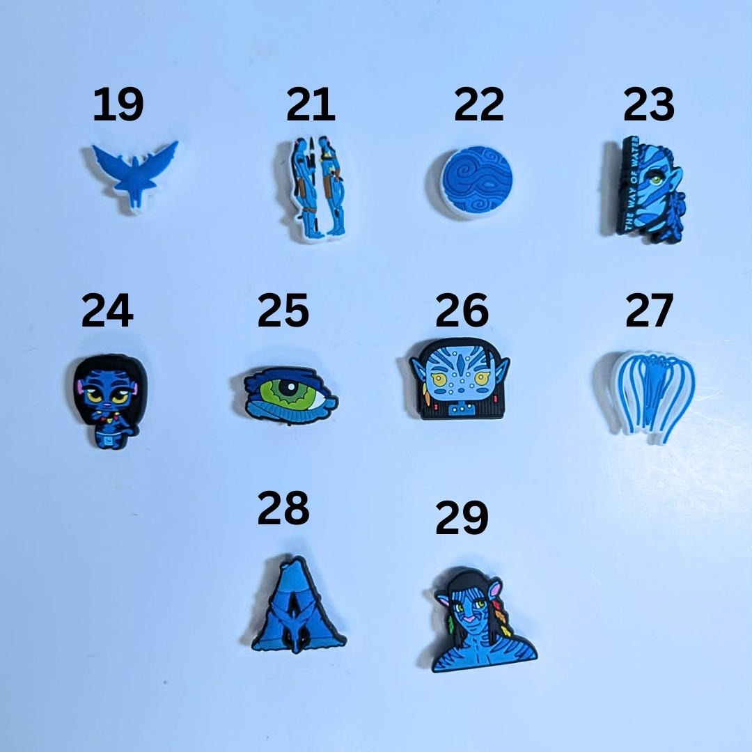 Movie inspired shoe charms