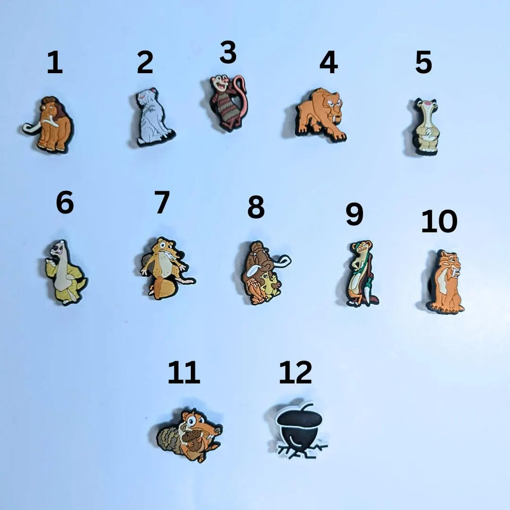 Movie inspired shoe charms