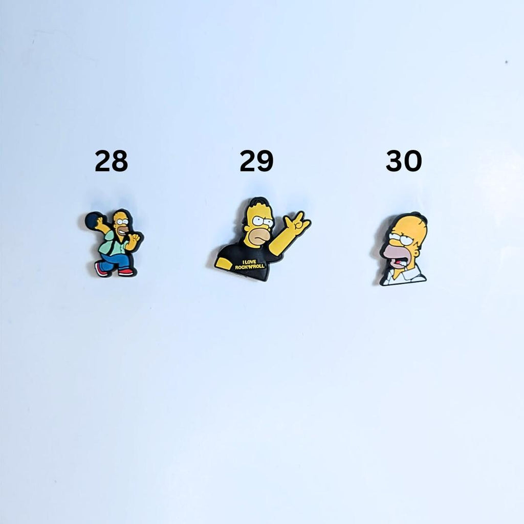 Cartoon inspired shoe charms