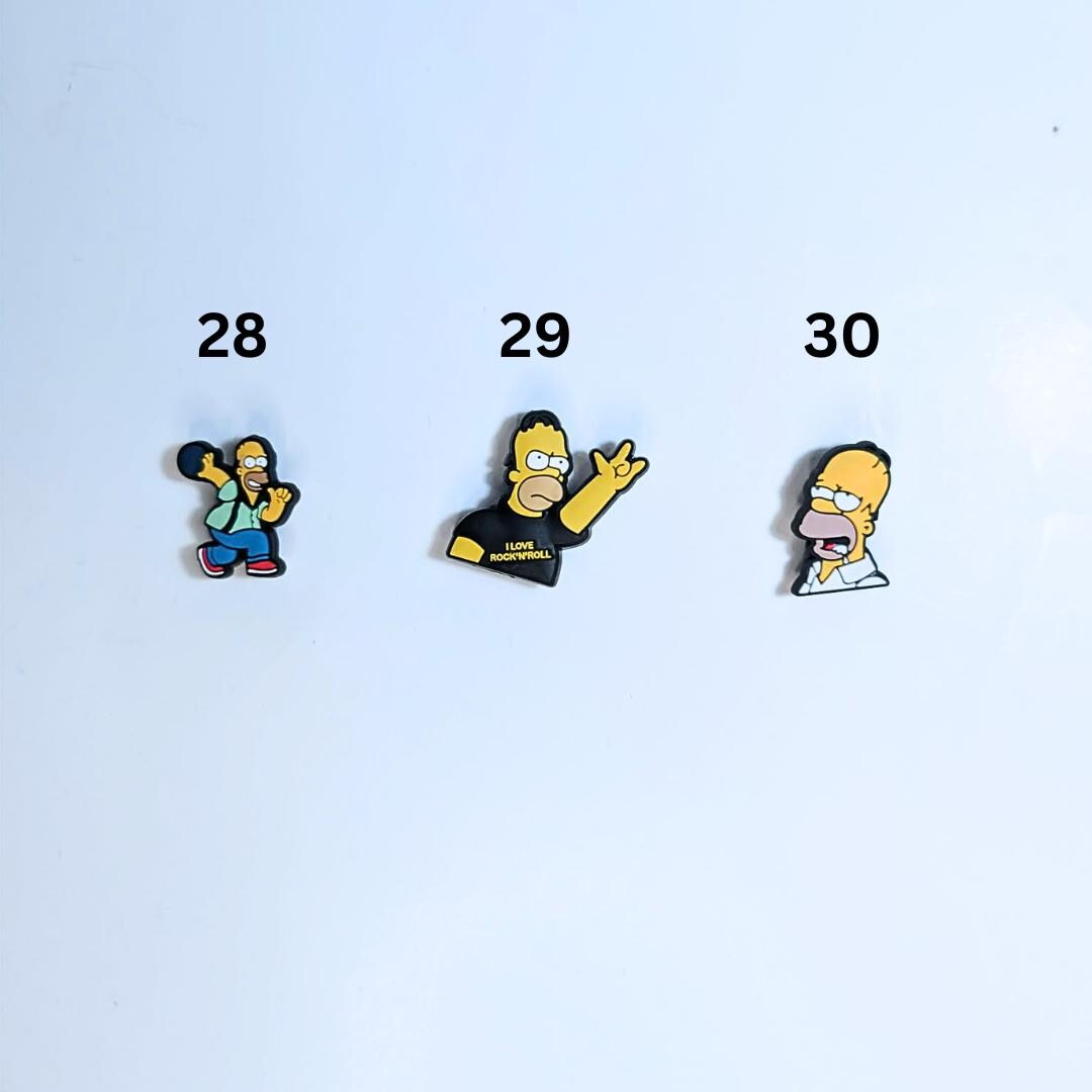 Cartoon inspired shoe charms