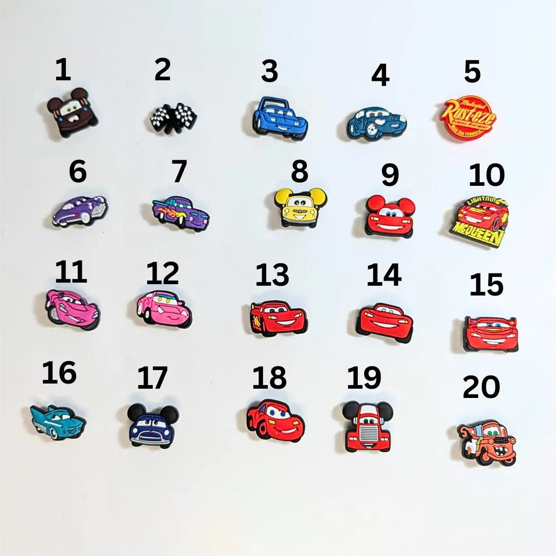 Movie inspired shoe charms